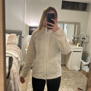 Columbia fleece white